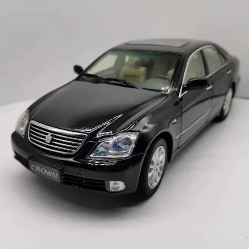 [OEM] 1:18 Toyota 2003 Crown Royal Saloon S180 Black Model Car Die-Cast
