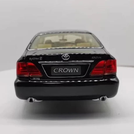 [OEM] 1:18 Toyota 2003 Crown Royal Saloon S180 Black Model Car Die-Cast