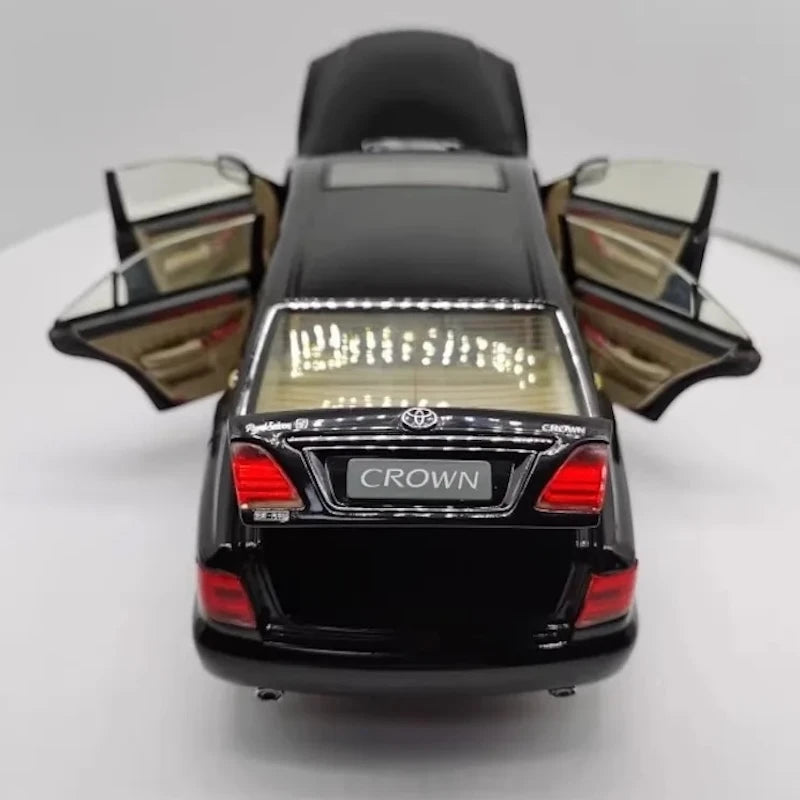 [OEM] 1:18 Toyota 2003 Crown Royal Saloon S180 Black Model Car Die-Cast