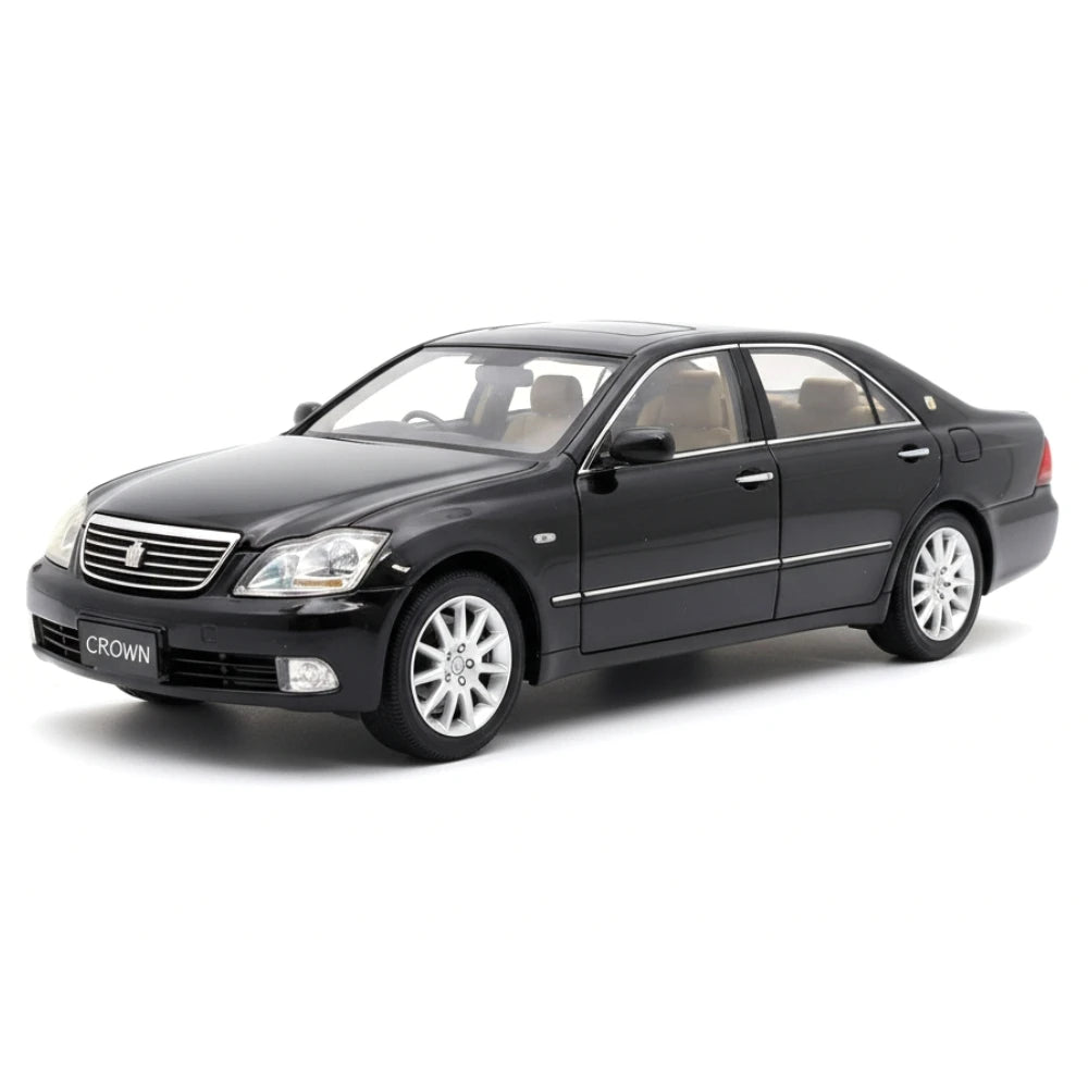 [OEM] 1:18 Toyota 2003 Crown S180 Black Model Car Die-Cast
