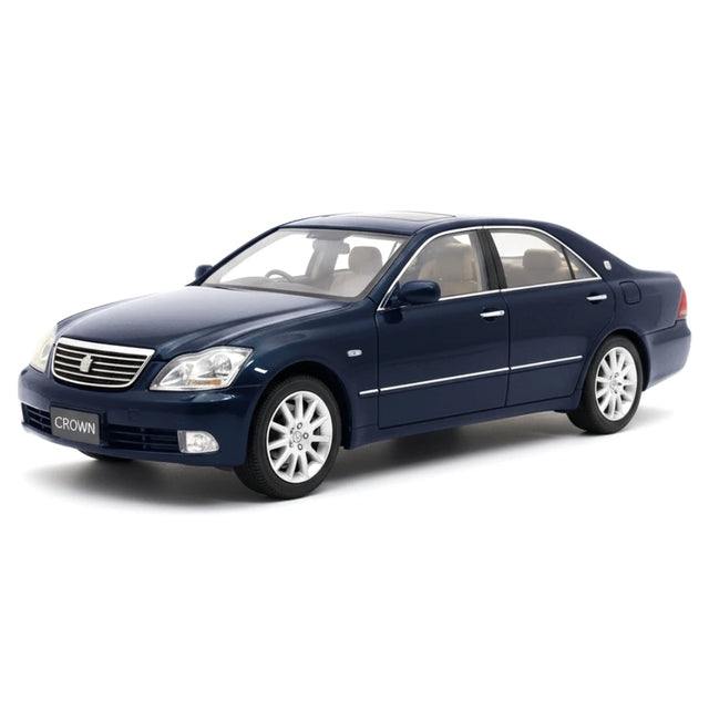 [OEM] 1:18 Toyota 2003 Crown S180 blu modellino di auto Die-Cast