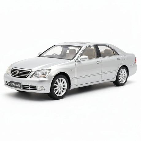 [OEM] 1:18 Toyota 2003 Crown S180 argent voiture miniature Die-Cast