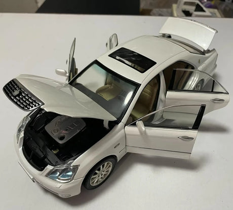 [OEM] 1:18 Toyota 2003 Crown S180 blanc voiture miniature Die-Cast