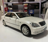 [OEM] 1:18 Toyota 2003 Crown S180 White Model Car Die-Cast