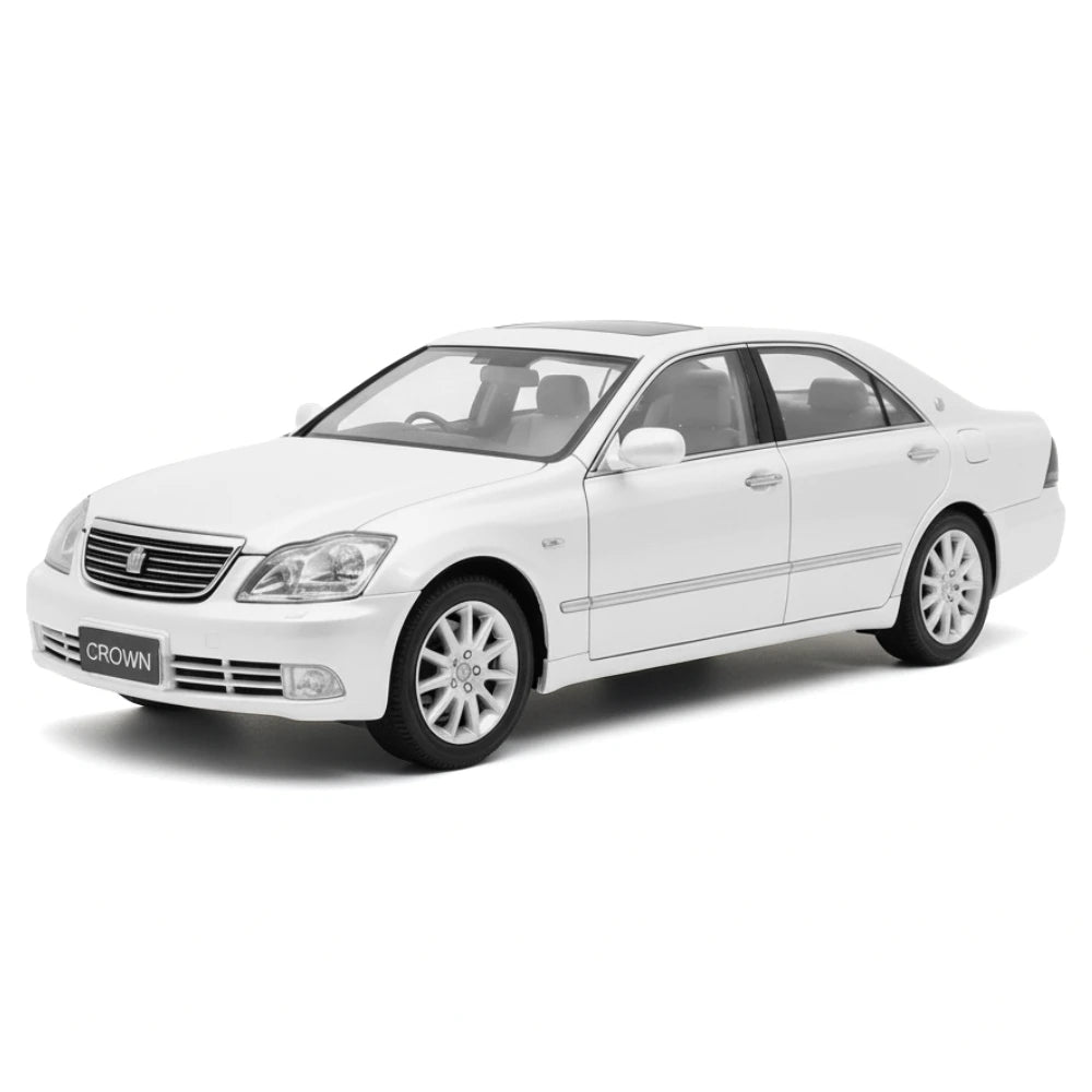 [OEM] 1:18 Toyota 2003 Crown S180 bianco modellino di auto Die-Cast