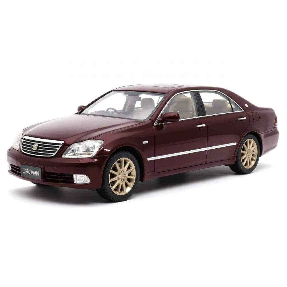 [OEM] 1:18 Toyota 2003 Crown S180 Wine Model Car Die-Cast