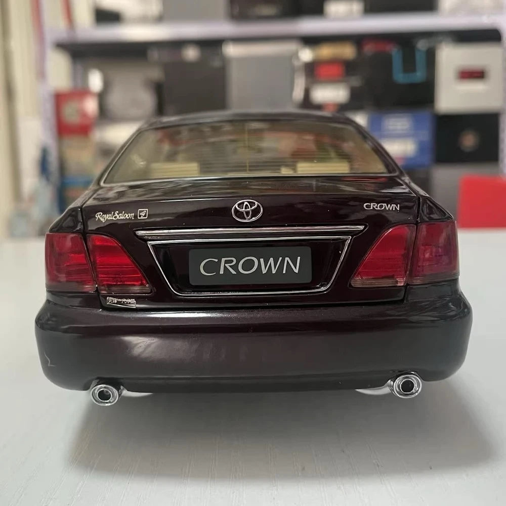 [OEM] 1:18 Toyota 2003 Crown S180 Wine Model Car Die-Cast