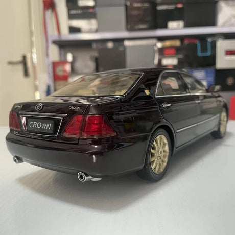 [OEM] 1:18 Toyota 2003 Crown S180 Wine voiture miniature Die-Cast