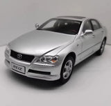 [OEM] 1:18 Toyota 2004 Mark X argento modellino di auto Die-Cast