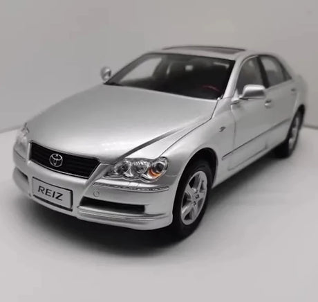 [OEM] 1:18 Toyota 2004 Mark X Silver Model Car Die-Cast