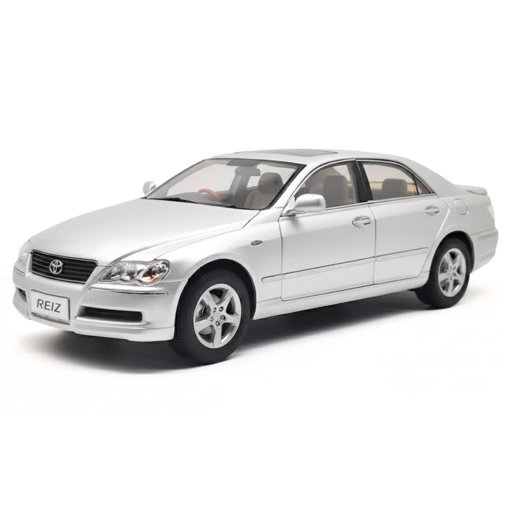[OEM] 1:18 Toyota 2004 Mark X argento modellino di auto Die-Cast