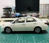 [OEM] 1:18 Toyota 2004 Vios XP40 White Model Car Die-Cast