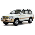 [OEM] 1:18 Toyota 2005 Land Cruiser LC100 White Model Car Die-Cast