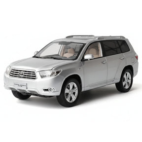 [OEM] 1:18 Toyota 2007 Highlander Kluger Silver Model Car Die-Cast