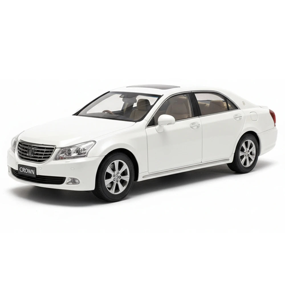 [OEM] 1:18 Toyota 2008 Crown S200 bianco modellino di auto Die-Cast