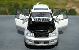 [OEM] 1:18 Toyota 2008 Land Cruiser Prado White Model Car Die-Cast