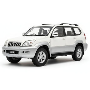 [OEM] 1:18 Toyota 2008 Land Cruiser Prado White Model Car Die-Cast