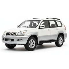 [OEM] 1:18 Toyota 2008 Land Cruiser Prado White Model Car Die-Cast