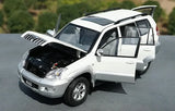[OEM] 1:18 Toyota 2008 Land Cruiser Prado White Model Car Die-Cast