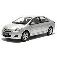 [OEM] 1:18 Toyota 2008 Vios XP90 Silver Model Car Die-Cast