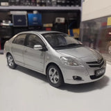 [OEM] 1:18 Toyota 2008 Vios XP90 Silver Model Car Die-Cast