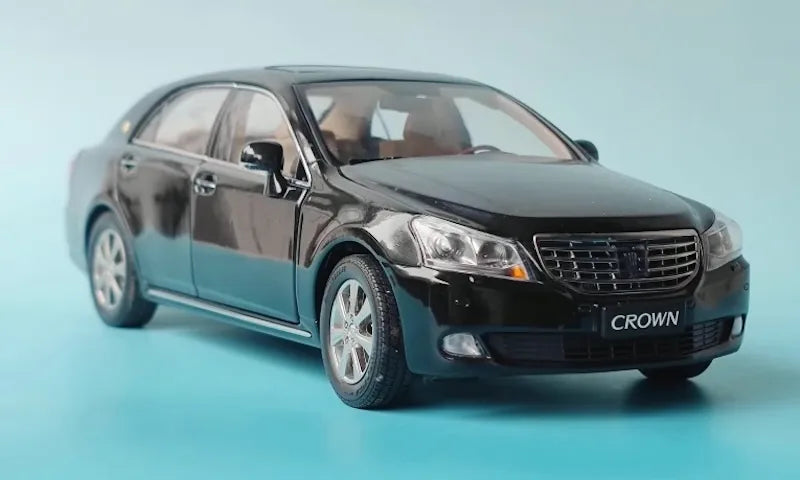 [OEM] 1:18 Toyota 2009 Crown S200 Black Model Car Die-Cast