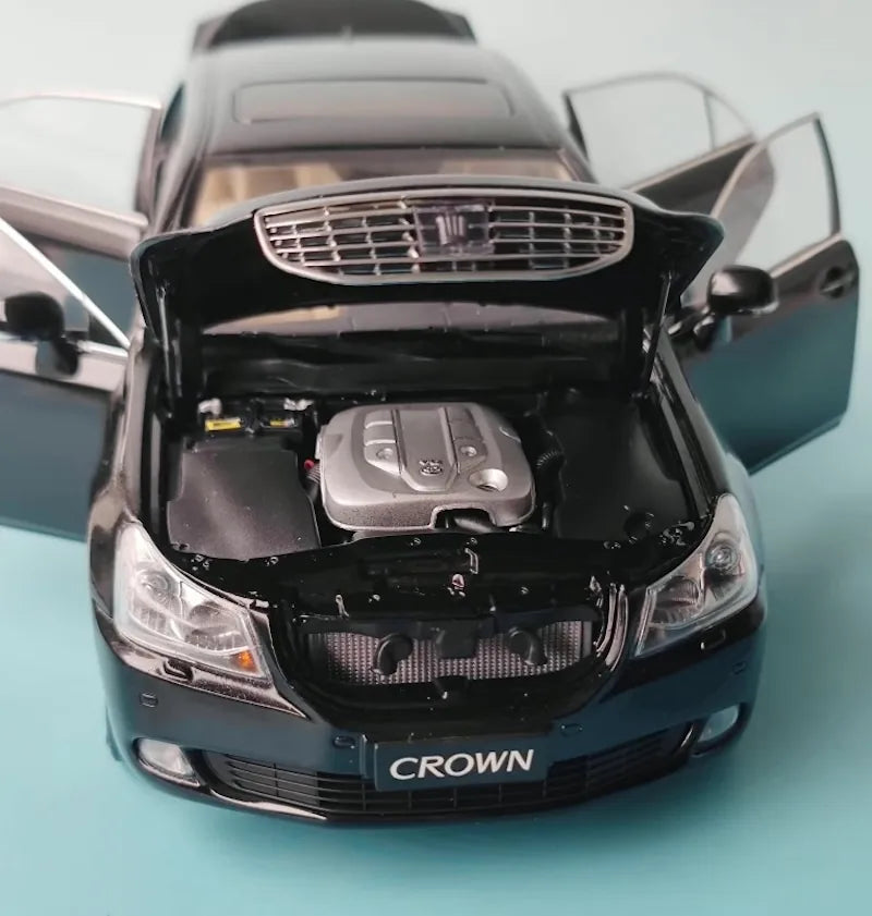 [OEM] 1:18 Toyota 2009 Crown S200 Black Model Car Die-Cast