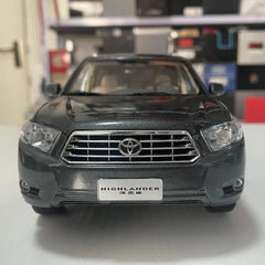 [OEM] 1:18 Toyota 2009 Highlander harmaa pienoismalli Die-Cast