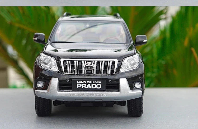 [OEM] 1:18 Toyota 2009 Land Cruiser Prado Black Model Car Die-Cast