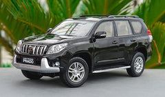 [OEM] 1:18 Toyota 2009 Land Cruiser Prado Black Model Car Die-Cast