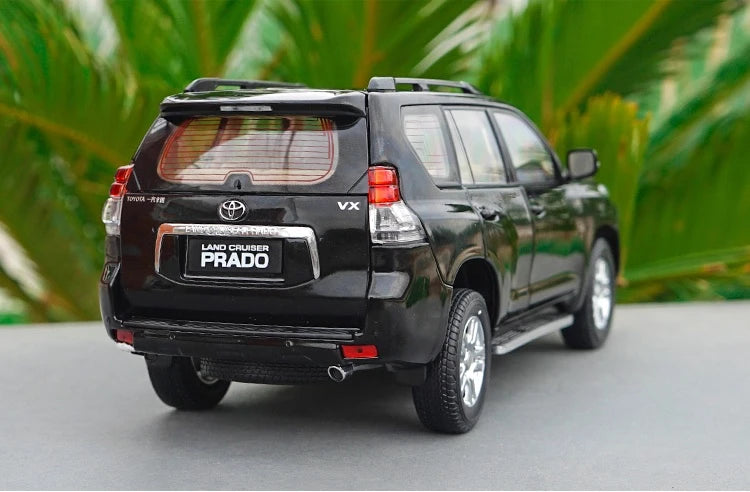 [OEM] 1:18 Toyota 2009 Land Cruiser Prado Black Model Car Die-Cast