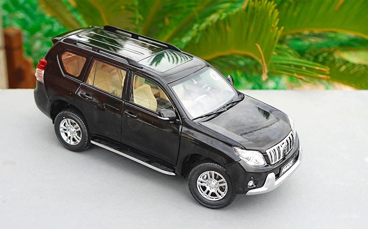 [OEM] 1:18 Toyota 2009 Land Cruiser Prado Black Model Car Die-Cast