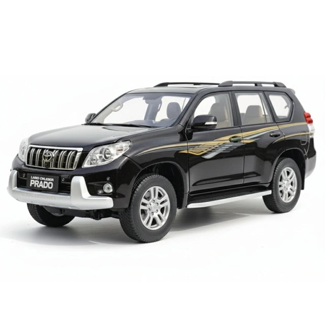 [OEM] 1:18 Toyota 2009 Land Cruiser Prado Black Line Model Car Die-Cast