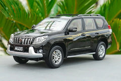 [OEM] 1:18 Toyota 2009 Land Cruiser Prado nero Line modellino di auto Die-Cast