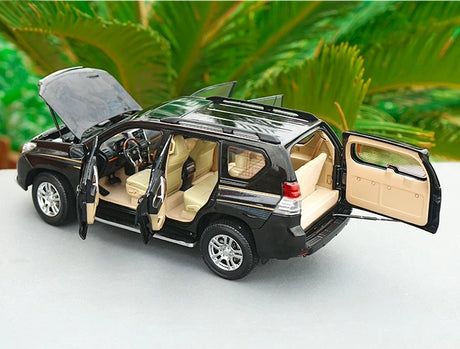 [OEM] 1:18 Toyota 2009 Land Cruiser Prado svart Line modellbil Die-Cast