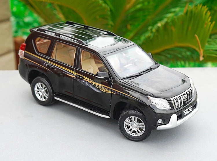 [OEM] 1:18 Toyota 2009 Land Cruiser Prado Black Line Model Car Die-Cast