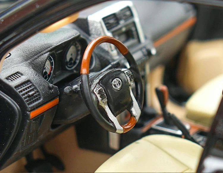 [OEM] 1:18 Toyota 2009 Land Cruiser Prado Black Line Model Car Die-Cast