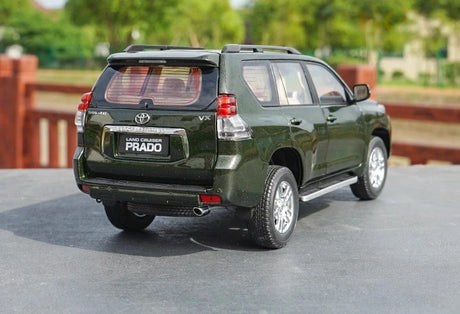 [OEM] 1:18 Toyota 2009 Land Cruiser Prado grön modellbil Die-Cast