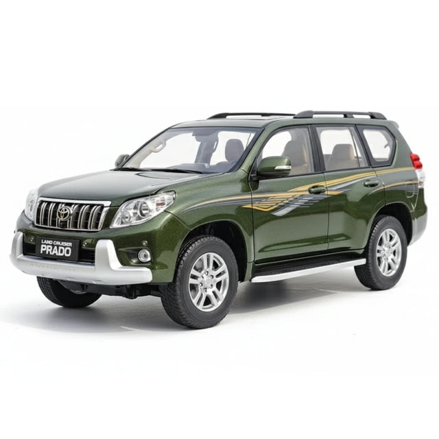 [OEM] 1:18 Toyota 2009 Land Cruiser Prado Green Line Model Car Die-Cast