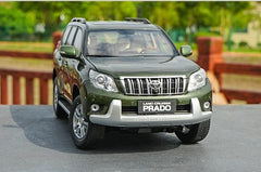 [OEM] 1:18 Toyota 2009 Land Cruiser Prado Green Line Model Car Die-Cast