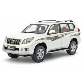 [OEM] 1:18 Toyota 2009 Land Cruiser Prado bianco Line modellino di auto Die-Cast