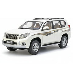 [OEM] 1:18 Toyota 2009 Land Cruiser Prado White Line Model Car Die-Cast