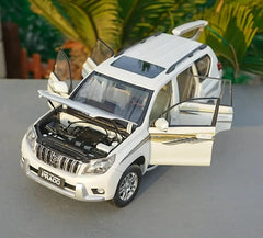 [OEM] 1:18 Toyota 2009 Land Cruiser Prado White Line Model Car Die-Cast