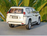 [OEM] 1:18 Toyota 2009 Land Cruiser Prado bianco Line modellino di auto Die-Cast