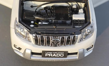 [OEM] 1:18 Toyota 2009 Land Cruiser Prado vit Line modellbil Die-Cast