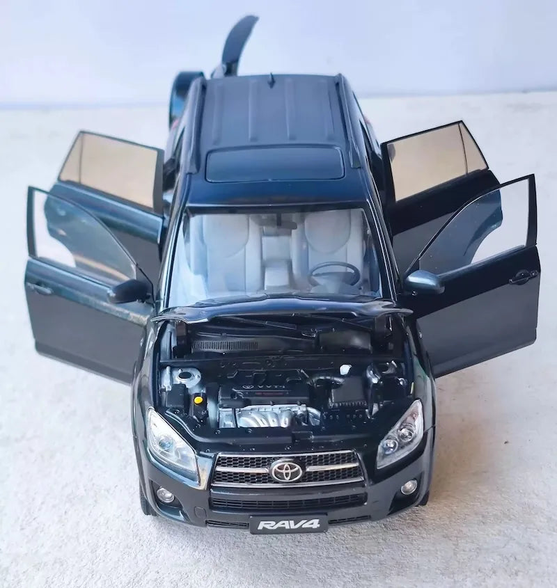 [OEM] 1:18 Toyota 2009 RAV4 Black Model Car Die-Cast