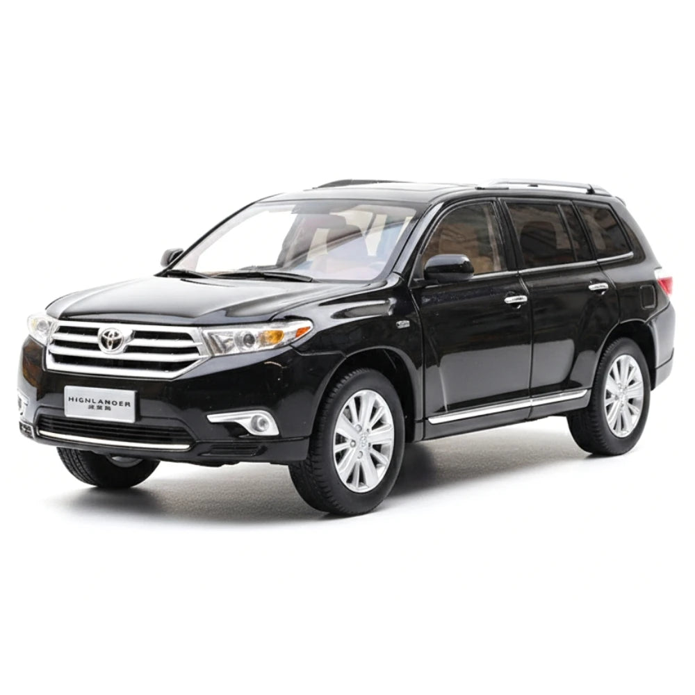 [OEM] 1:18 Toyota 2012 Highlander Black Model Car Die-Cast