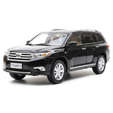 [OEM] 1:18 Toyota 2012 Highlander Black Model Car Die-Cast