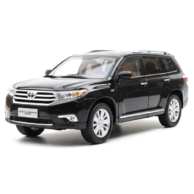 [OEM] 1:18 Toyota 2012 Highlander Black Model Car Die-Cast
