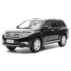 [OEM] 1:18 Toyota 2012 Highlander nero modellino di auto Die-Cast